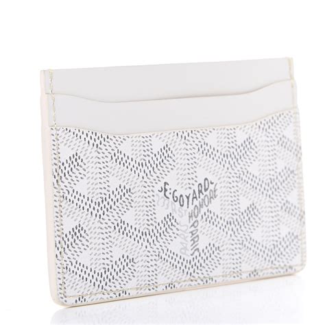 Goyard St. Sulpice Card Holder White